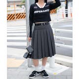 ベルト付プリーツミドルスカート | WEGO【WOMEN】 | 詳細画像3