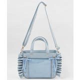 サックス | きらめきレースアップフリル痛ショルダー | WEGO【WOMEN】
