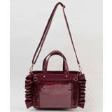 ワイン | きらめきレースアップフリル痛ショルダー | WEGO【WOMEN】