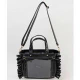 ブラック | きらめきレースアップフリル痛ショルダー | WEGO【WOMEN】