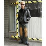 エコレザーフードブルゾン | WEGO【MEN】 | 詳細画像2