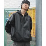 エコレザーフードブルゾン | WEGO【MEN】 | 詳細画像16