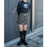 ベルト付ヴィンテージライクFレザーミニスカート | WEGO【WOMEN】 | 詳細画像12 