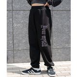 ラインストーンロゴスウェットパンツ | WEGO【WOMEN】 | 詳細画像1 