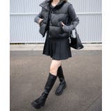 Fレザーパディングショートベスト | WEGO【WOMEN】 | 詳細画像3