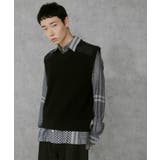Vネックニットベスト | WEGO【MEN】 | 詳細画像15