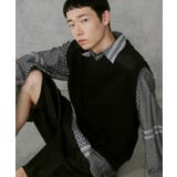 Vネックニットベスト | WEGO【MEN】 | 詳細画像18