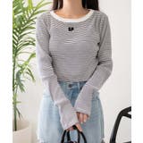 ワンポイントデザインフィンガーホールリブロンT | WEGO【WOMEN】 | 詳細画像11