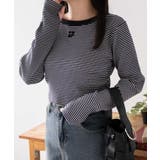 ワンポイントデザインフィンガーホールリブロンT | WEGO【WOMEN】 | 詳細画像19