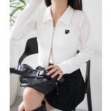 ワンポイントデザインWZIPトップス | WEGO【WOMEN】 | 詳細画像4 