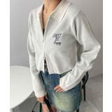 オフホワイト | WZIPスターモチーフニット | WEGO【WOMEN】
