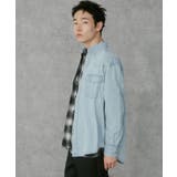 デニムウエスタンシャツ(LS) | WEGO【MEN】 | 詳細画像7 