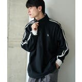 ブラック | USPOLOフリースハーフジッププルオーバー | WEGO【WOMEN】