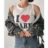 ILOVEBABYタンク | WEGO【WOMEN】 | 詳細画像4 