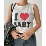 ILOVEBABYタンク | WEGO【WOMEN】 | 詳細画像5 