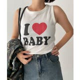 ILOVEBABYタンク | WEGO【WOMEN】 | 詳細画像6 