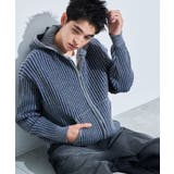ブルー | ヴィンテージライクZIPパーカー | WEGO【MEN】