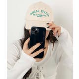 オフホワイト | 別注FILAロゴキャップ | WEGO【WOMEN】