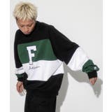 グリーンその他 | 別注FILAパネル切替プルオーバー | WEGO【MEN】