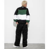 別注FILAパネル切替プルオーバー | WEGO【MEN】 | 詳細画像9