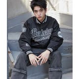 ブラック | パテッドワッペンスタジャン | WEGO【MEN】