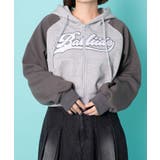 グレー | カレッジロゴラグランジップパーカー | WEGO【WOMEN】