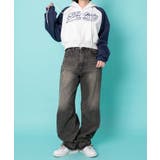 カレッジロゴラグランジップパーカー | WEGO【WOMEN】 | 詳細画像2
