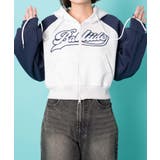 カレッジロゴラグランジップパーカー | WEGO【WOMEN】 | 詳細画像5