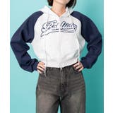 カレッジロゴラグランジップパーカー | WEGO【WOMEN】 | 詳細画像6