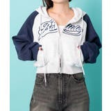 カレッジロゴラグランジップパーカー | WEGO【WOMEN】 | 詳細画像7