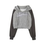 カレッジロゴラグランジップパーカー | WEGO【WOMEN】 | 詳細画像17