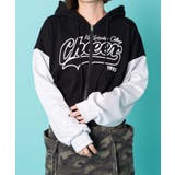 ブラック | チアロゴWジップパーカー | WEGO【WOMEN】