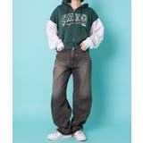 チアロゴWジップパーカー | WEGO【WOMEN】 | 詳細画像2
