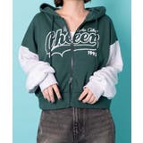 チアロゴWジップパーカー | WEGO【WOMEN】 | 詳細画像7