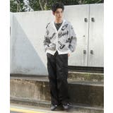 ベロアモールグラフィティカーディガン | WEGO【MEN】 | 詳細画像2