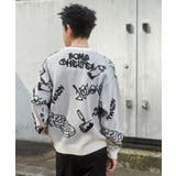 ベロアモールグラフィティカーディガン | WEGO【MEN】 | 詳細画像6