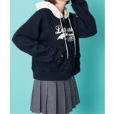 バイカラーニットジップパーカー | WEGO【WOMEN】 | 詳細画像5