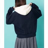バイカラーニットジップパーカー | WEGO【WOMEN】 | 詳細画像6