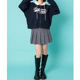 バイカラーニットジップパーカー | WEGO【WOMEN】 | 詳細画像8
