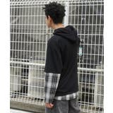 チェックレイヤードパーカー | WEGO【MEN】 | 詳細画像12