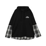 チェックレイヤードパーカー | WEGO【MEN】 | 詳細画像18