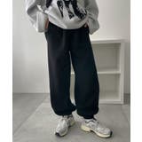 ブラック | 裏起毛スウェットジョガーパンツ | WEGO【WOMEN】