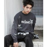 スミクロ | ダメージジャガードニットプルオーバー | WEGO【MEN】