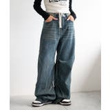 ドロストコードフレアデニム | WEGO【WOMEN】 | 詳細画像4