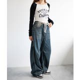 ドロストコードフレアデニム | WEGO【WOMEN】 | 詳細画像8