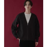 ブラック | クリアライトZIPカーディガン | WEGO【MEN】