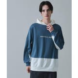 ブルー | ドルマンポンチプルパーカー | WEGO【MEN】
