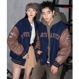 ネイビー | メルトンワッペンスタジャン | WEGO【MEN】