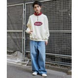 サークルロゴハーフジッププルオーバー | WEGO【MEN】 | 詳細画像13