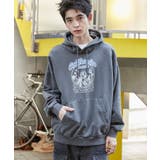 柄2 | ピグメントグラフィックプルパーカー | WEGO【MEN】